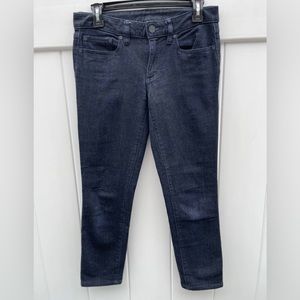 Tory Burch 26 Cropped Skinny Jean Dark Wash